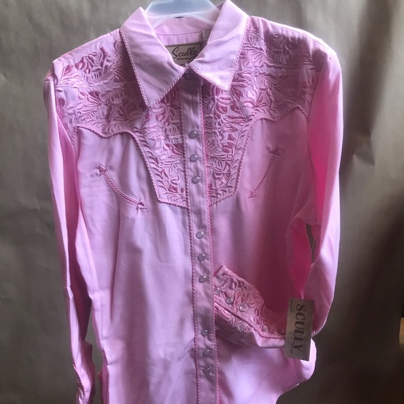 Snap Button Western Shirt by Scully - Picture 2 of 3